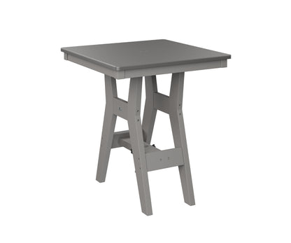 Harbor 28" Square Table Dining Height Hammered Top