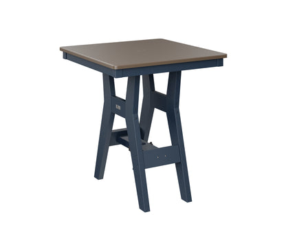 Harbor 28" Square Table Dining Height Hammered Top