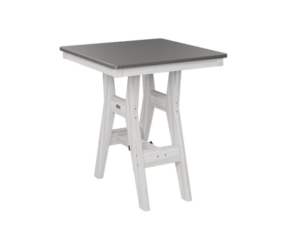 Harbor 28" Square Table Dining Height Hammered Top