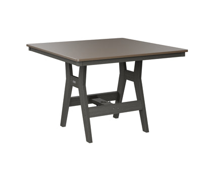 Harbor 44" Square Table Dining Height Hammered Top