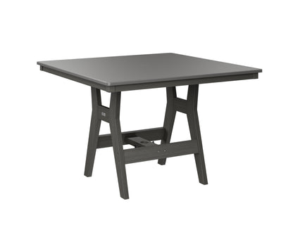 Harbor 44" Square Table Dining Height Hammered Top