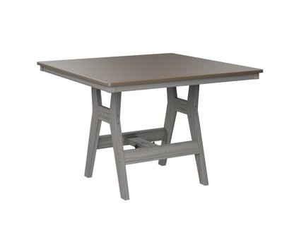Harbor 44" Square Table Dining Height Hammered Top