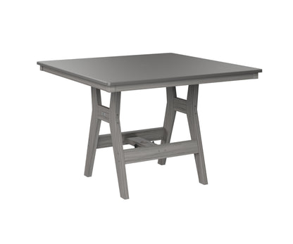 Harbor 44" Square Table Dining Height Hammered Top