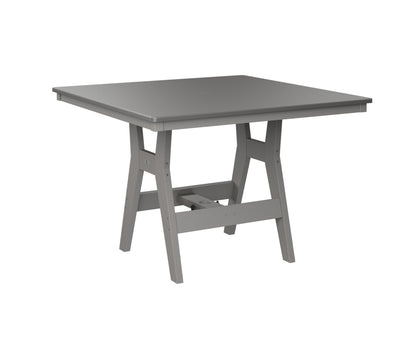 Harbor 44" Square Table Dining Height Hammered Top