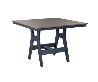 Harbor 44" Square Table Dining Height Hammered Top
