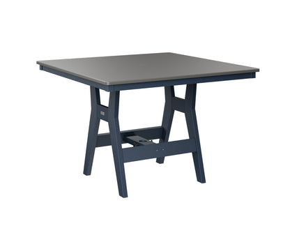 Harbor 44" Square Table Dining Height Hammered Top