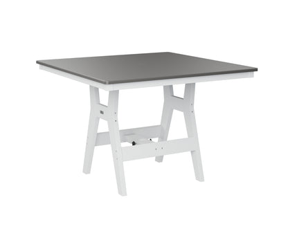 Harbor 44" Square Table Dining Height Hammered Top