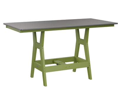 Harbor 33" x 66" Rectangular Table Counter Height Hammered Top