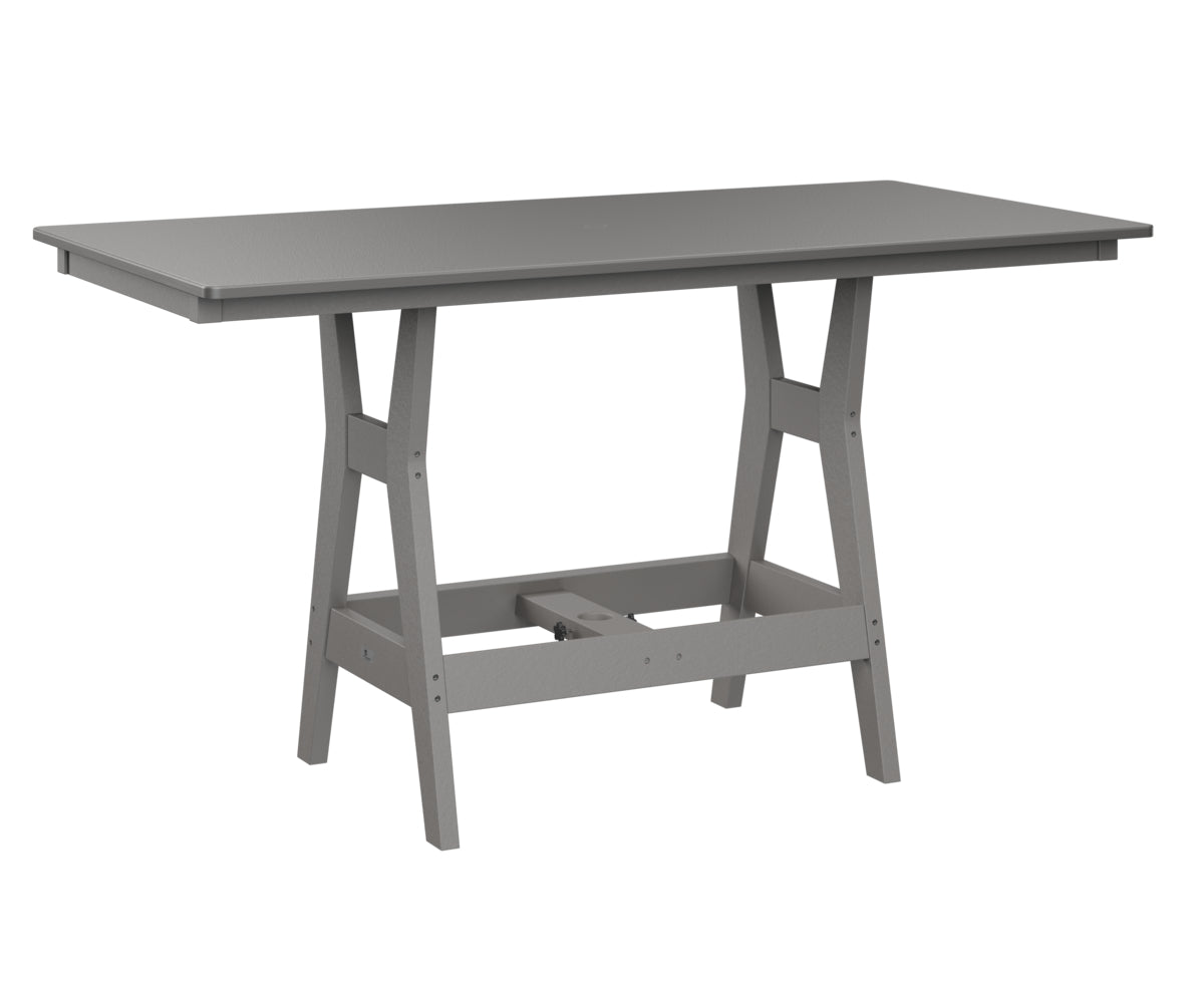 Harbor 33" x 66" Rectangular Table Counter Height Hammered Top