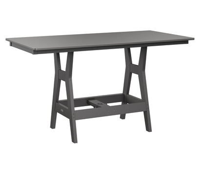 Harbor 33" x 66" Rectangular Table Counter Height Hammered Top