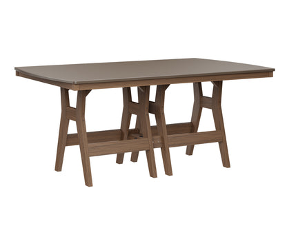 Harbor 44" x 72" Rectangular Table Counter Height Hammered Top