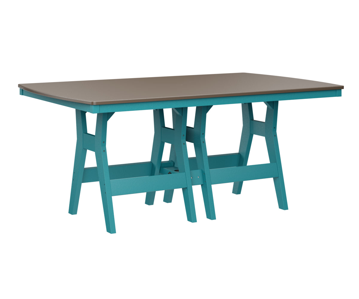 Harbor 44" x 72" Rectangular Table Counter Height Hammered Top