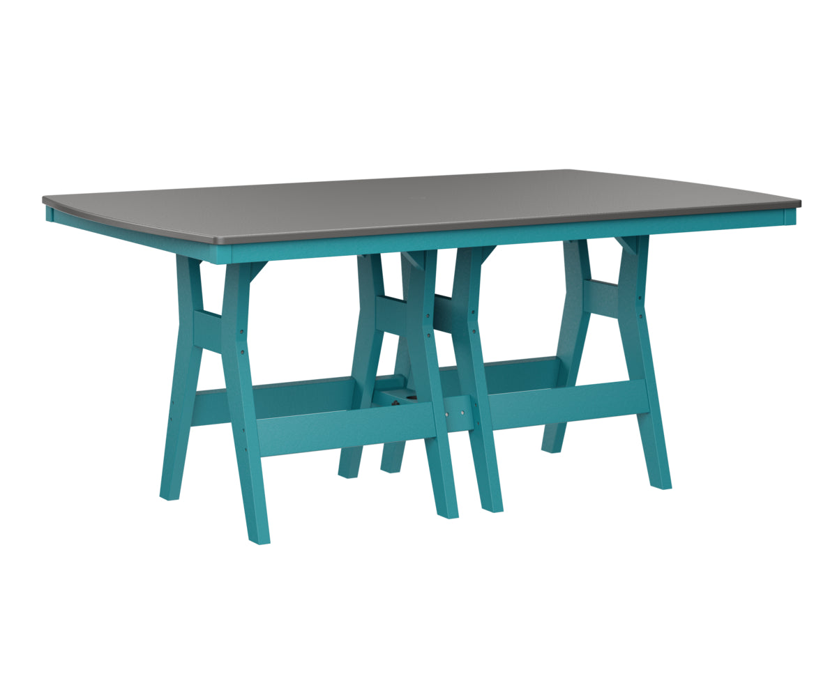 Harbor 44" x 72" Rectangular Table Counter Height Hammered Top