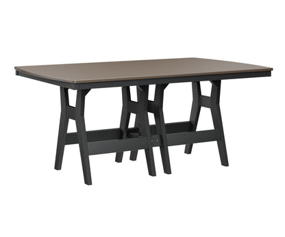 Harbor 44" x 72" Rectangular Table Counter Height Hammered Top