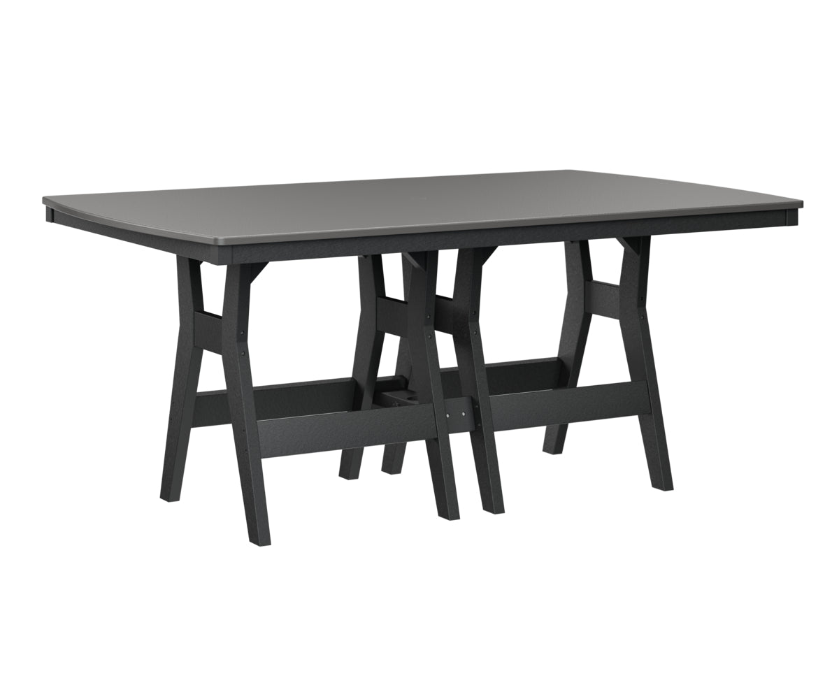 Harbor 44" x 72" Rectangular Table Counter Height Hammered Top