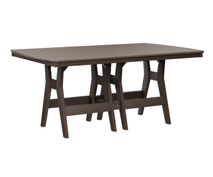 Harbor 44" x 72" Rectangular Table Counter Height Hammered Top