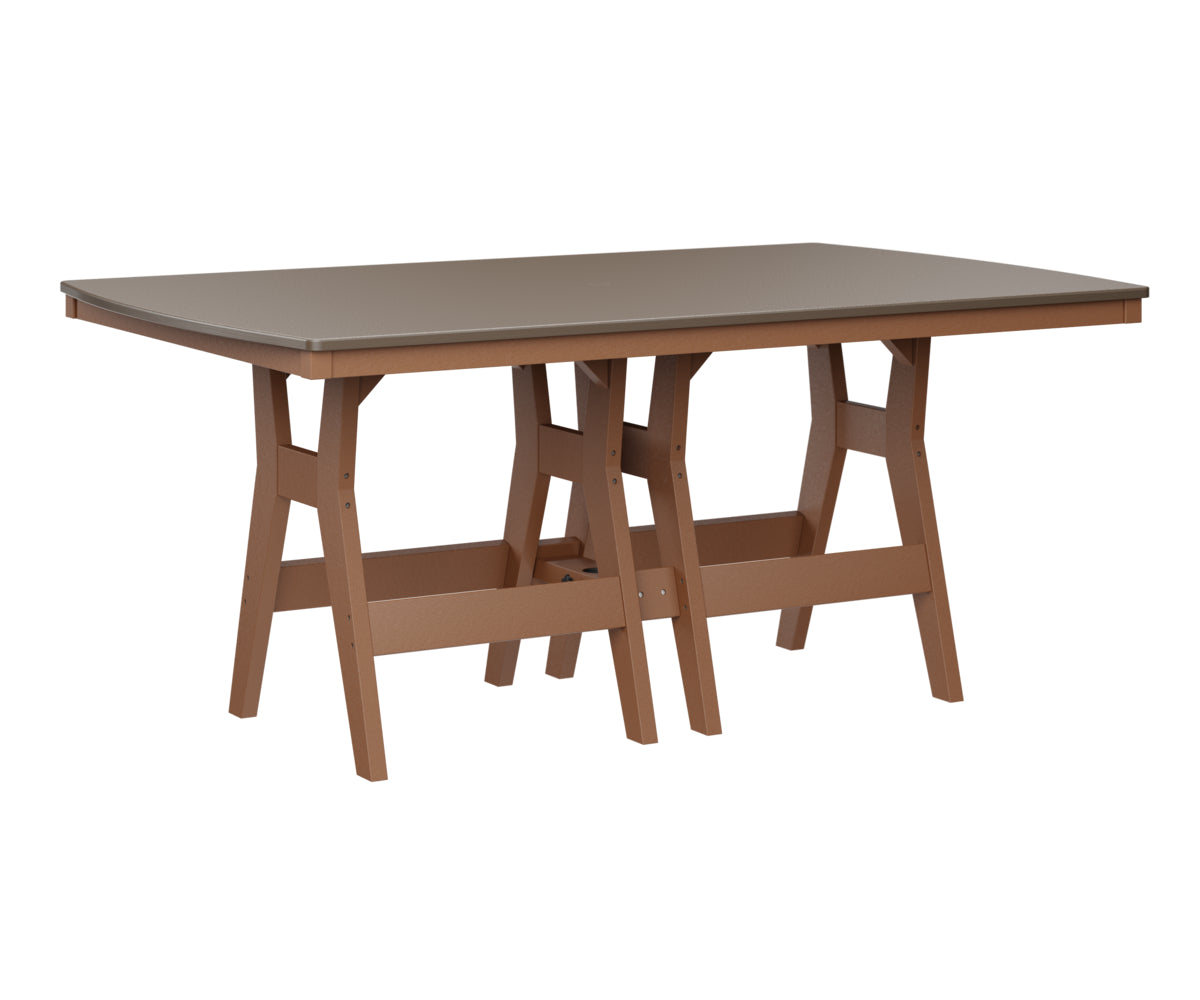 Harbor 44" x 72" Rectangular Table Counter Height Hammered Top