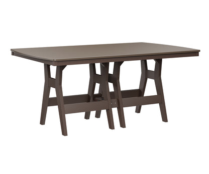 Harbor 44" x 72" Rectangular Table Counter Height Hammered Top