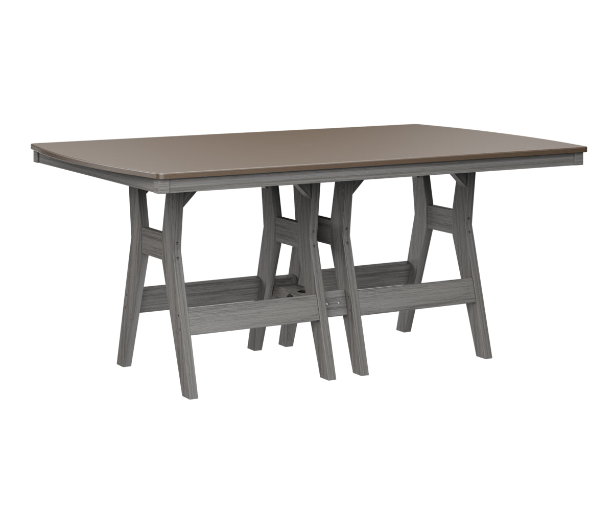 Harbor 44" x 72" Rectangular Table Counter Height Hammered Top