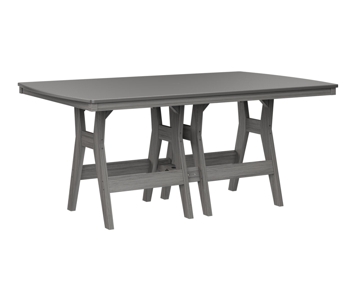 Harbor 44" x 72" Rectangular Table Counter Height Hammered Top