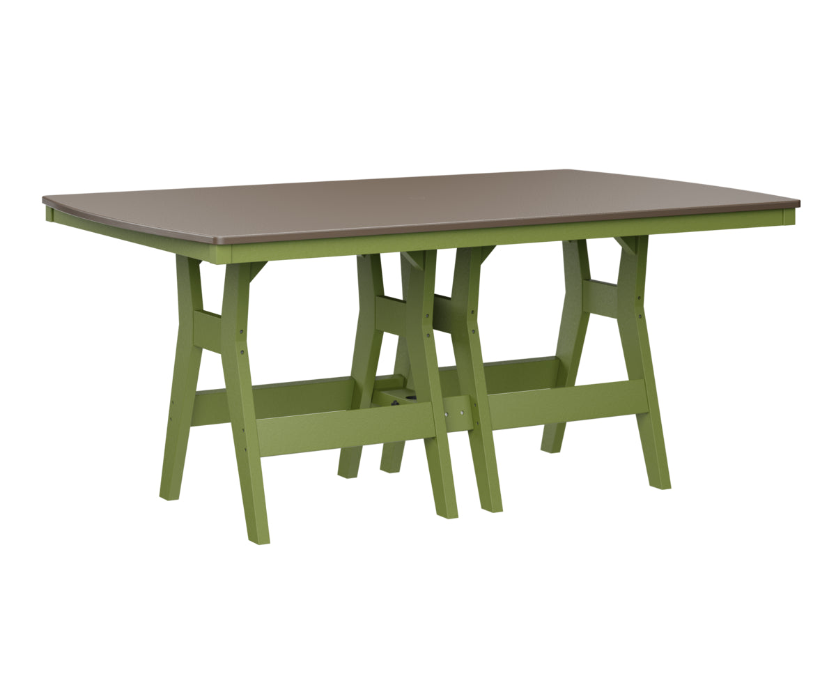 Harbor 44" x 72" Rectangular Table Counter Height Hammered Top
