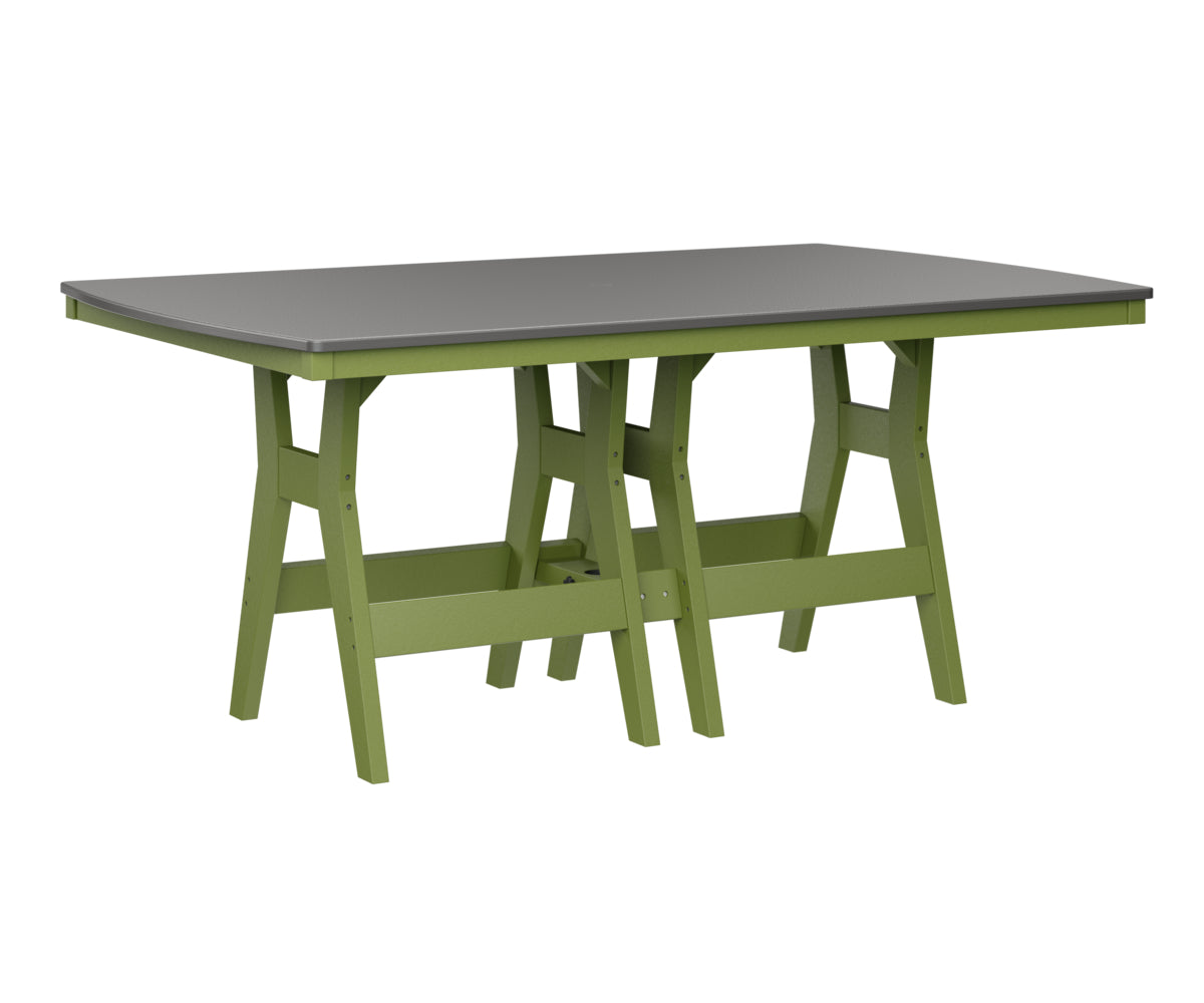 Harbor 44" x 72" Rectangular Table Counter Height Hammered Top