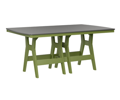 Harbor 44" x 72" Rectangular Table Counter Height Hammered Top
