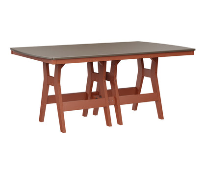 Harbor 44" x 72" Rectangular Table Counter Height Hammered Top