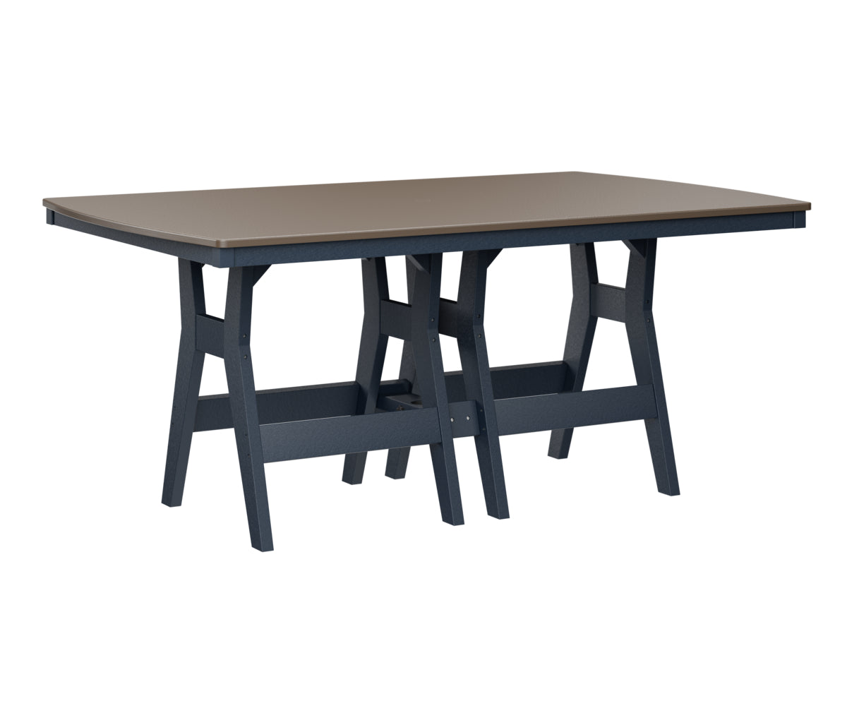 Harbor 44" x 72" Rectangular Table Counter Height Hammered Top