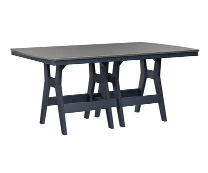 Harbor 44" x 72" Rectangular Table Counter Height Hammered Top