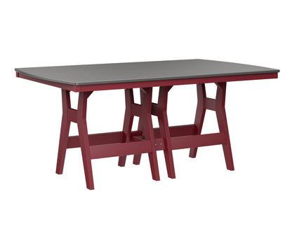 Harbor 44" x 72" Rectangular Table Counter Height Hammered Top