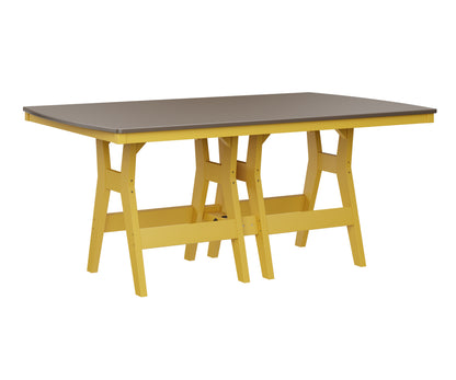 Harbor 44" x 72" Rectangular Table Counter Height Hammered Top