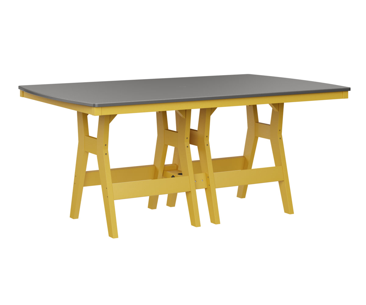 Harbor 44" x 72" Rectangular Table Counter Height Hammered Top