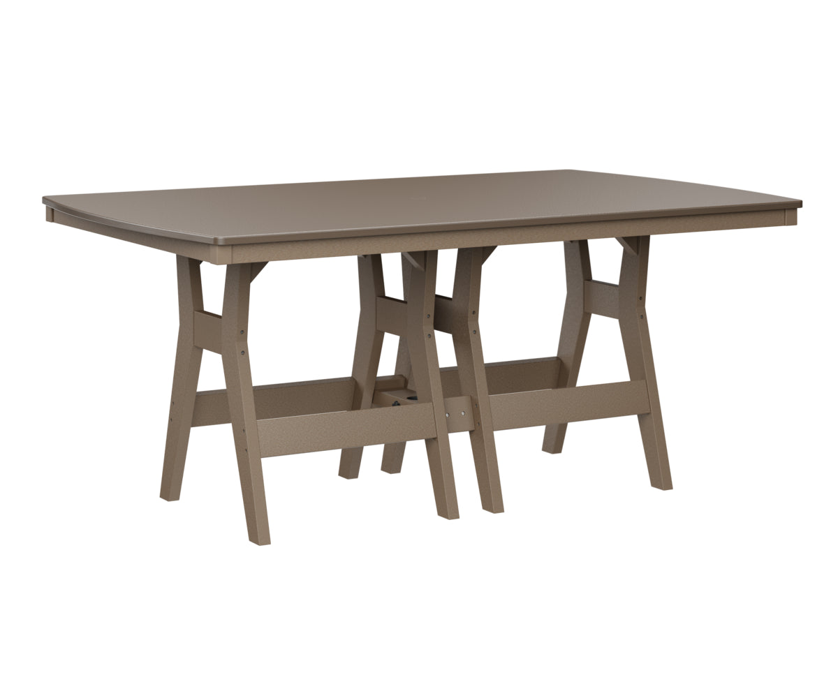 Harbor 44" x 72" Rectangular Table Counter Height Hammered Top