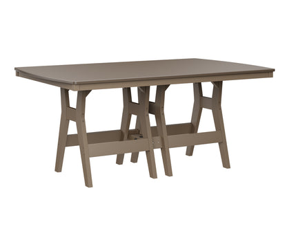 Harbor 44" x 72" Rectangular Table Counter Height Hammered Top