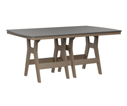 Harbor 44" x 72" Rectangular Table Counter Height Hammered Top