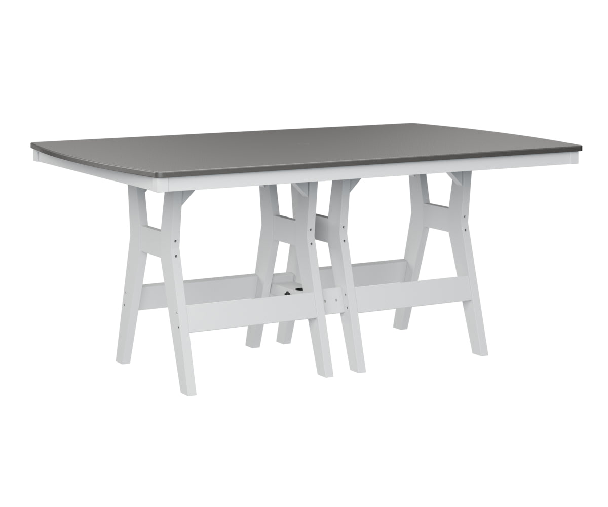 Harbor 44" x 72" Rectangular Table Counter Height Hammered Top