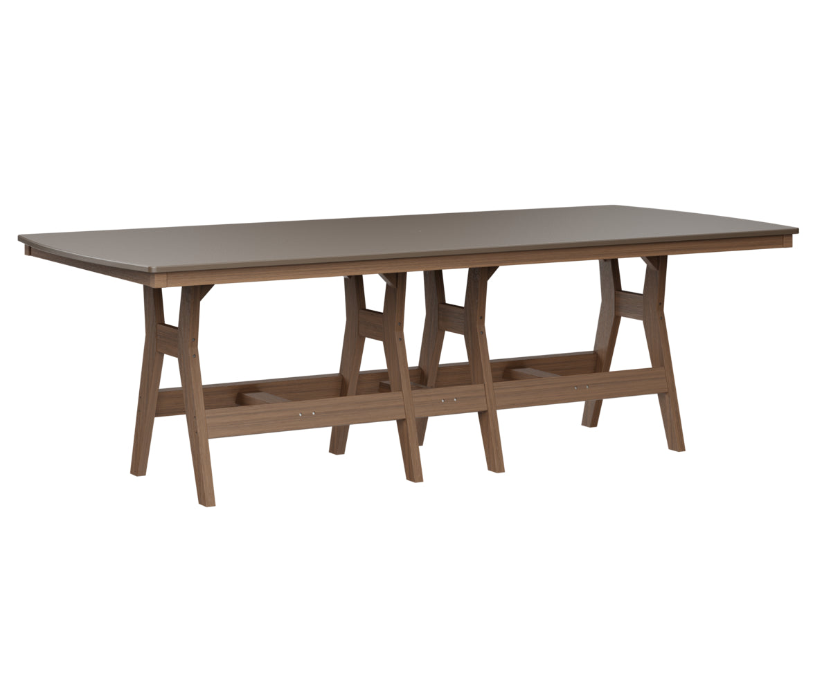 Harbor 44" x 96" Rectangular Table Counter Height Hammered Top