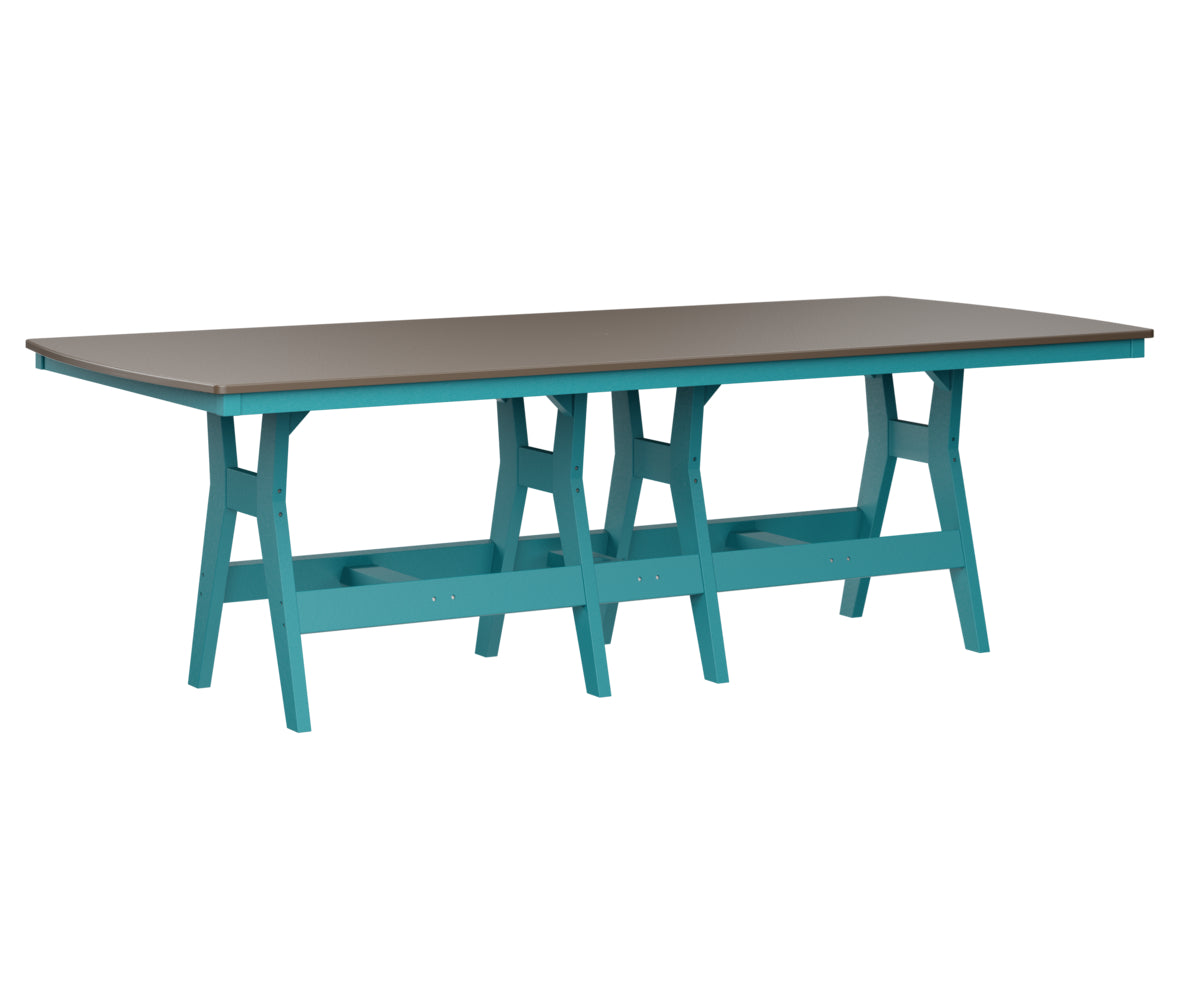 Harbor 44" x 96" Rectangular Table Counter Height Hammered Top