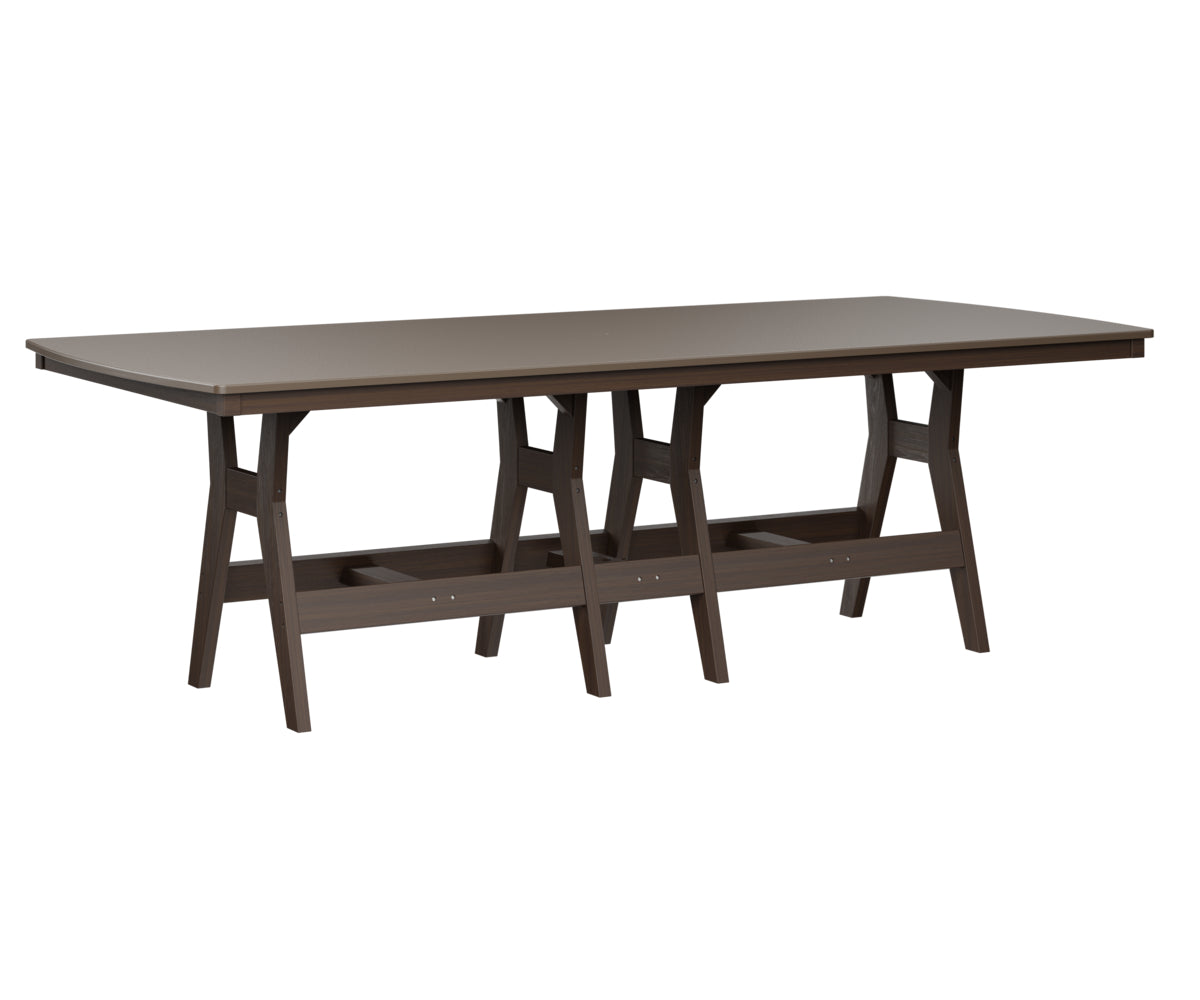 Harbor 44" x 96" Rectangular Table Counter Height Hammered Top