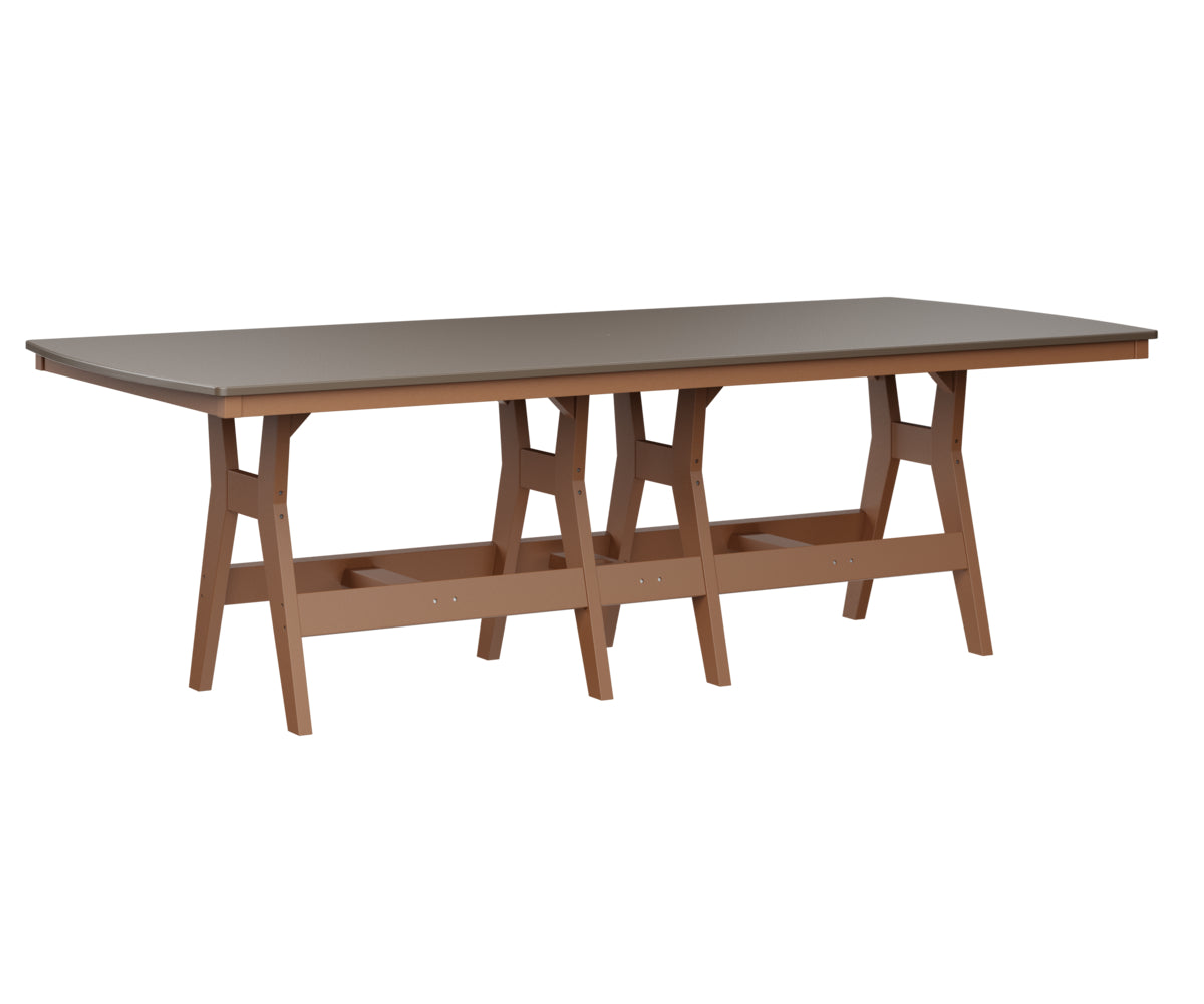 Harbor 44" x 96" Rectangular Table Counter Height Hammered Top