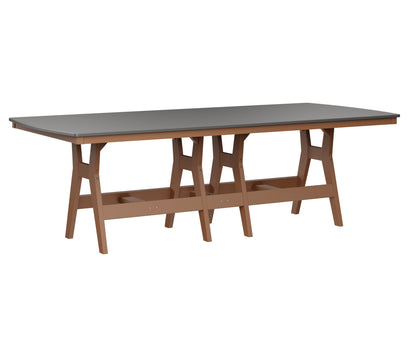 Harbor 44" x 96" Rectangular Table Counter Height Hammered Top