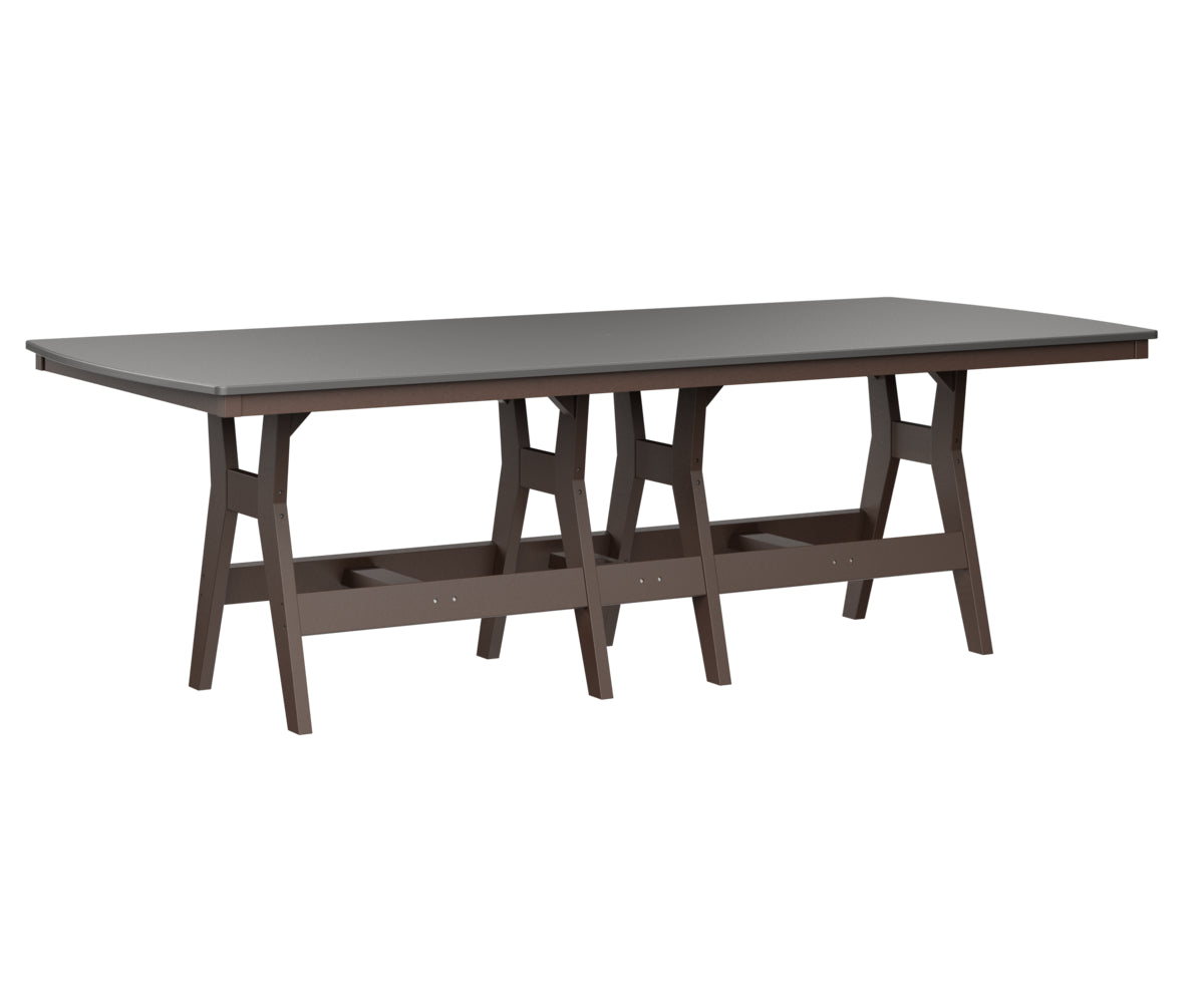 Harbor 44" x 96" Rectangular Table Counter Height Hammered Top