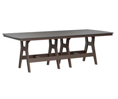 Harbor 44" x 96" Rectangular Table Counter Height Hammered Top