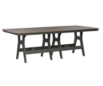 Harbor 44" x 96" Rectangular Table Counter Height Hammered Top