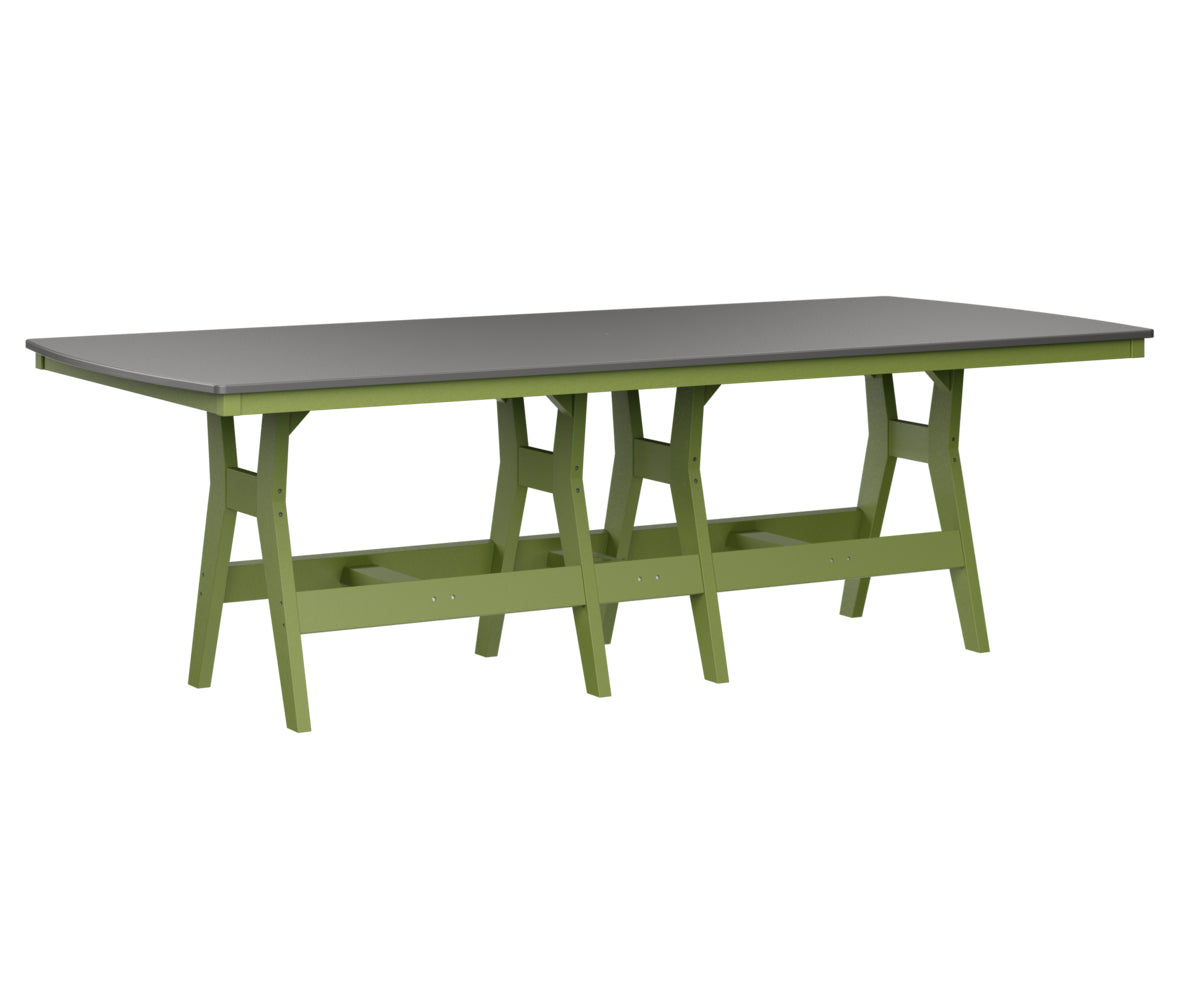Harbor 44" x 96" Rectangular Table Counter Height Hammered Top