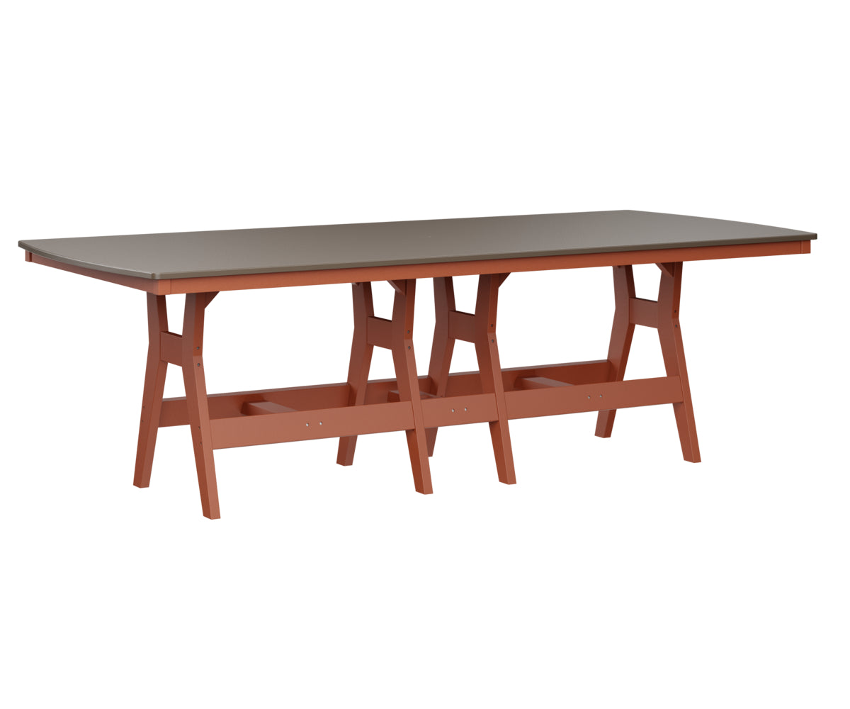 Harbor 44" x 96" Rectangular Table Counter Height Hammered Top