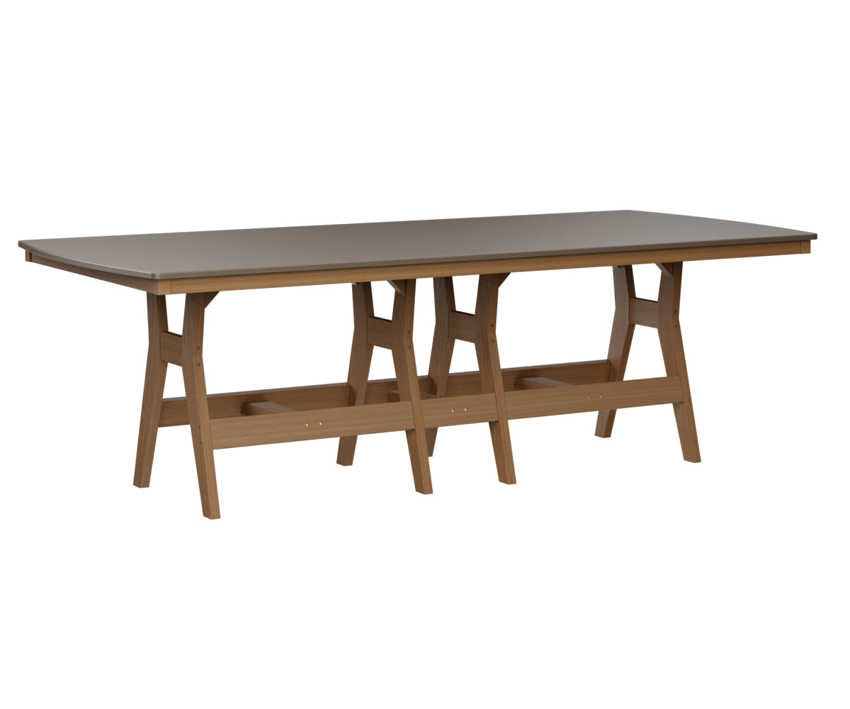 Harbor 44" x 96" Rectangular Table Counter Height Hammered Top