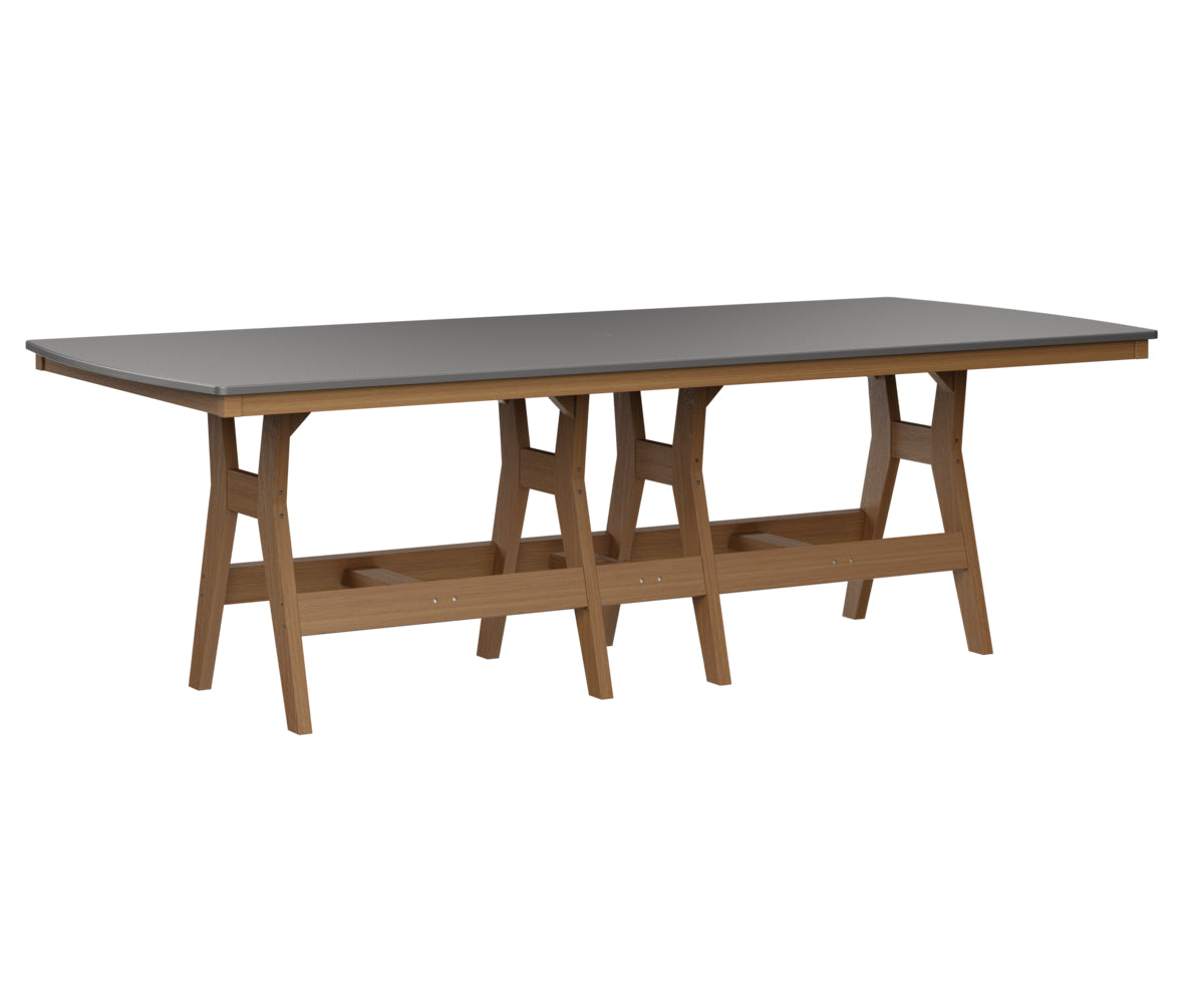 Harbor 44" x 96" Rectangular Table Counter Height Hammered Top