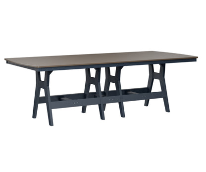 Harbor 44" x 96" Rectangular Table Counter Height Hammered Top